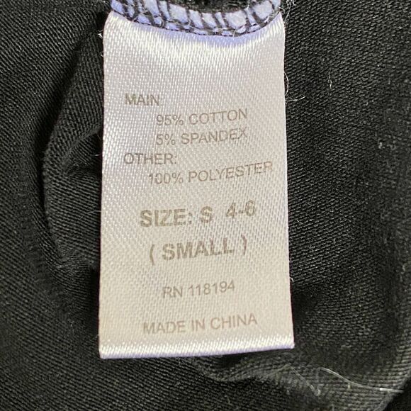 Girls Black Leotard with Skirt Size Small (4-6) Sleeveless Ballet Dance Dress - Picture 15 of 16